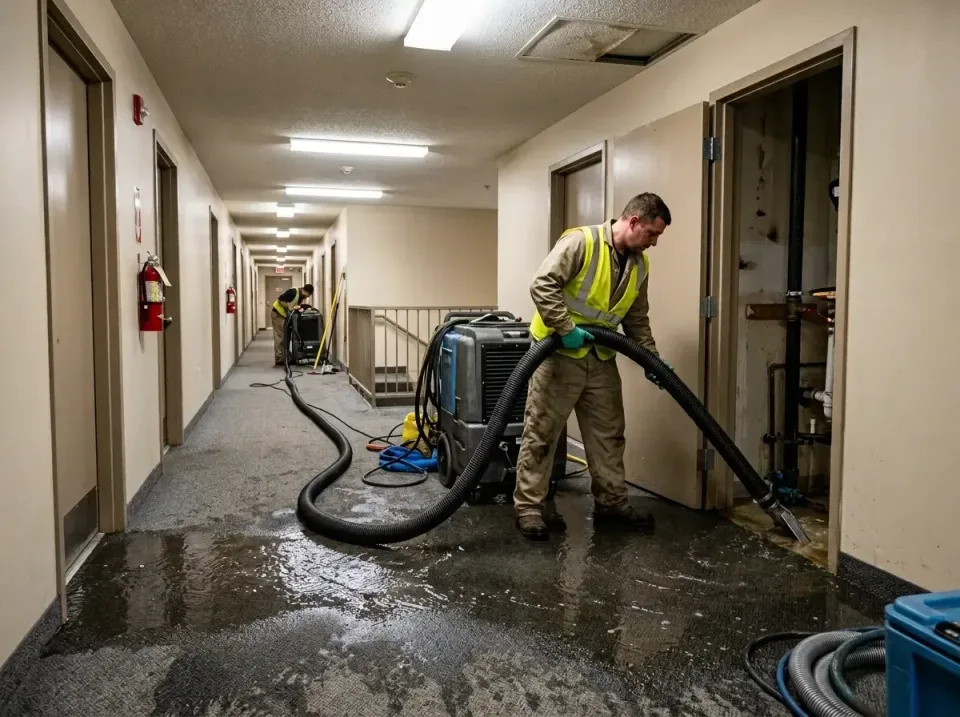 multi-unit-apartment-hallway-f-005 — frequently asked questions, Emergency Burst Pipe Water Extraction & Removal in New Squa…